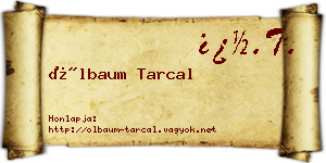 Ölbaum Tarcal névjegykártya